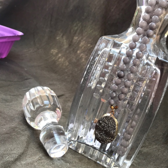 Panacea Grey tassel statement necklace - Picture 2 of 8